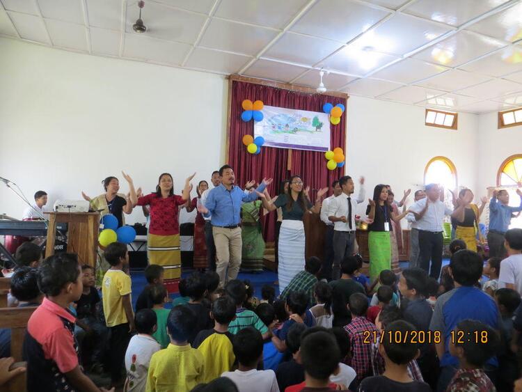 Action song presented by VBS Directors and Teachers