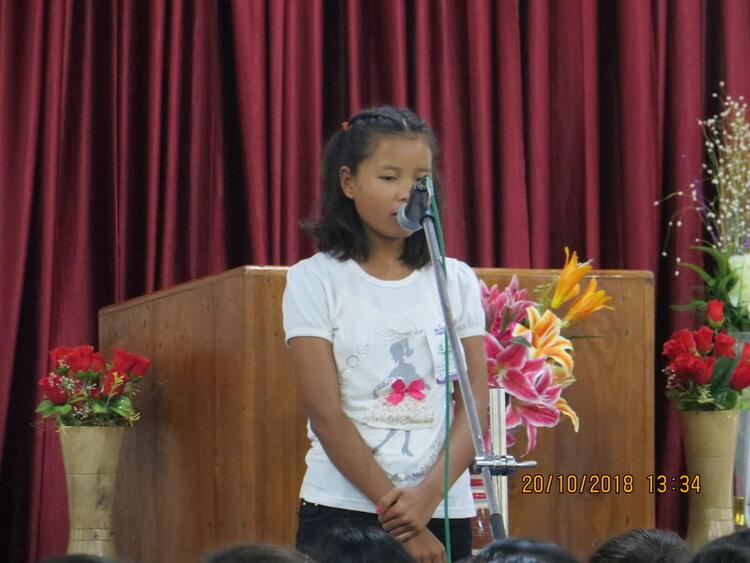 Song presented by VBS student